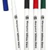 4 MARQUEURS TABLEAU BLANC EFFACABLE POINTE FINE