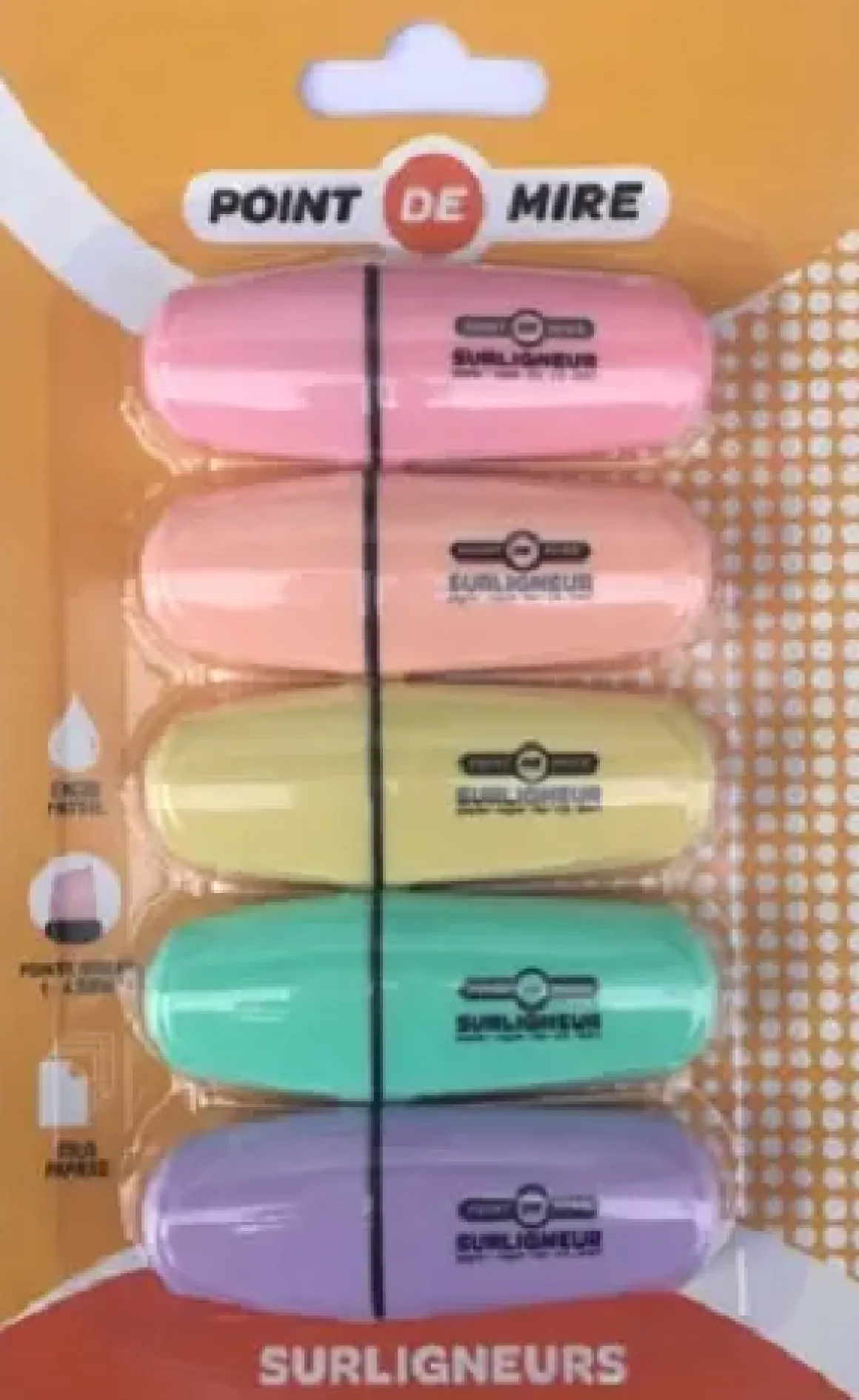 5 MINI SURLIGNEURS EYELITER