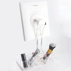 MIROIR BEAUTE LUMINEUX TACTILE AVEC RANGEMENT
