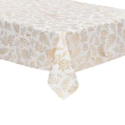 NAPPE ANTI TACHE BLANC OR 140X360CM