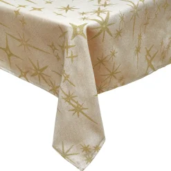 NAPPE CANEVA ETOILE NATURE 140X360CM