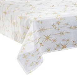 NAPPE CANEVAS ETOILE OR 140X360CM