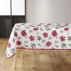 NAPPE RECTANGLE 150X240CM POLYESTER IMPRIME AMARYLLIS