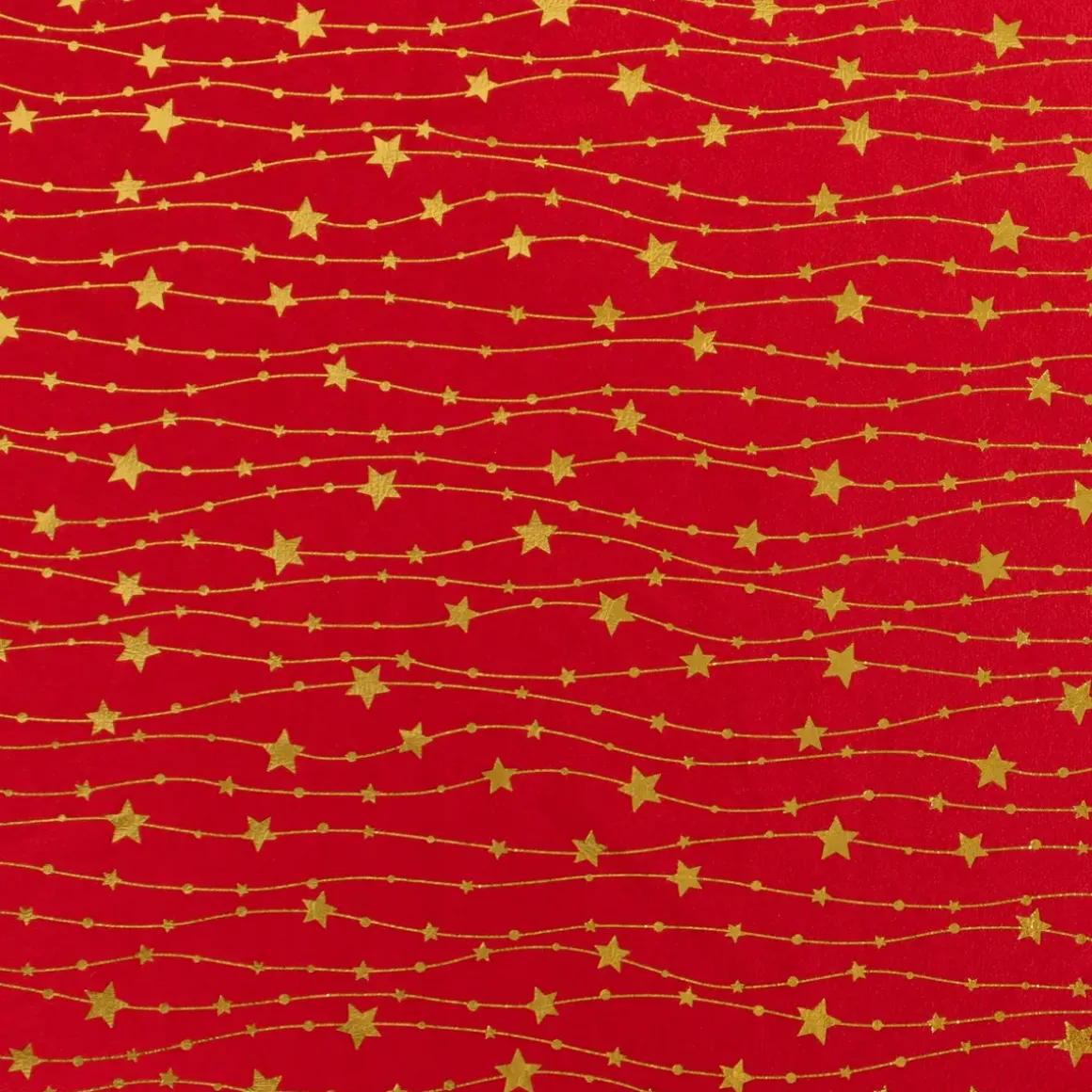 NAPPE VELOURS MOTIF ETOILES ROUGE 140X240CM