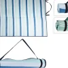NATTE DE PLAGE DOUBLE RAYE 180X120CM