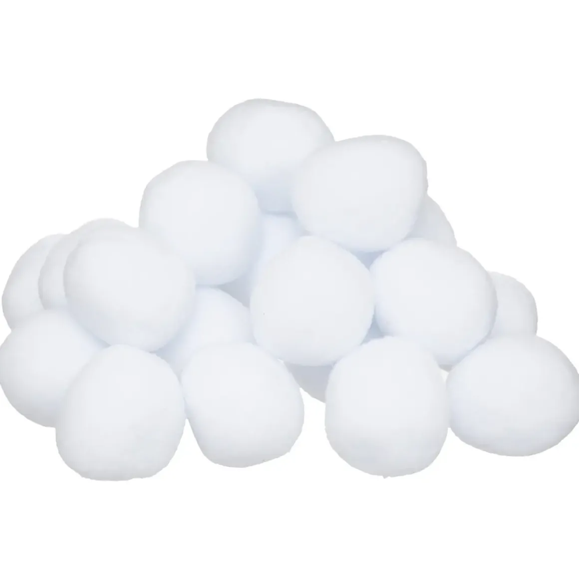NEIGE BOULE DE NEIGE X 15 PIECES 7.5CM