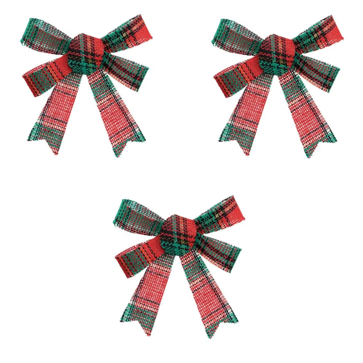 NOEUD ECOSSE X3 PIECES 10X12CM
