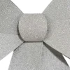 NOEUD PAILLETTE 30X19CM ARGENT