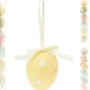 OEUF PAQUES A SUSPENDRE 6CM X6 PIECES