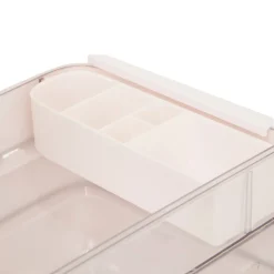 ORGANISEUR BLANC ROSEGOLD SARA D.52.5X39X42.5CM