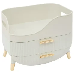 ORGANISEUR RANGEMENT BEIGE GOLD ALBA