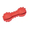 OS DISTRIBUTEUR DE CROQUETTES CAOUTCHOUC 15CM ROUGE