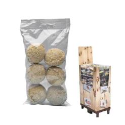 PACK SIX BOULES DE GRAISSE ET GRAINES SANS FILET