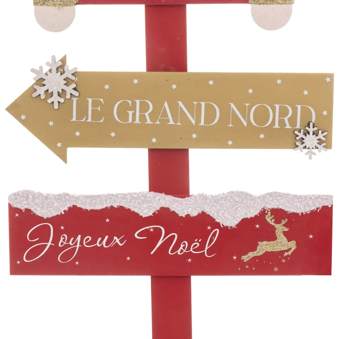 PANCARTE ROUGE CASSE NOISETTE 120CM