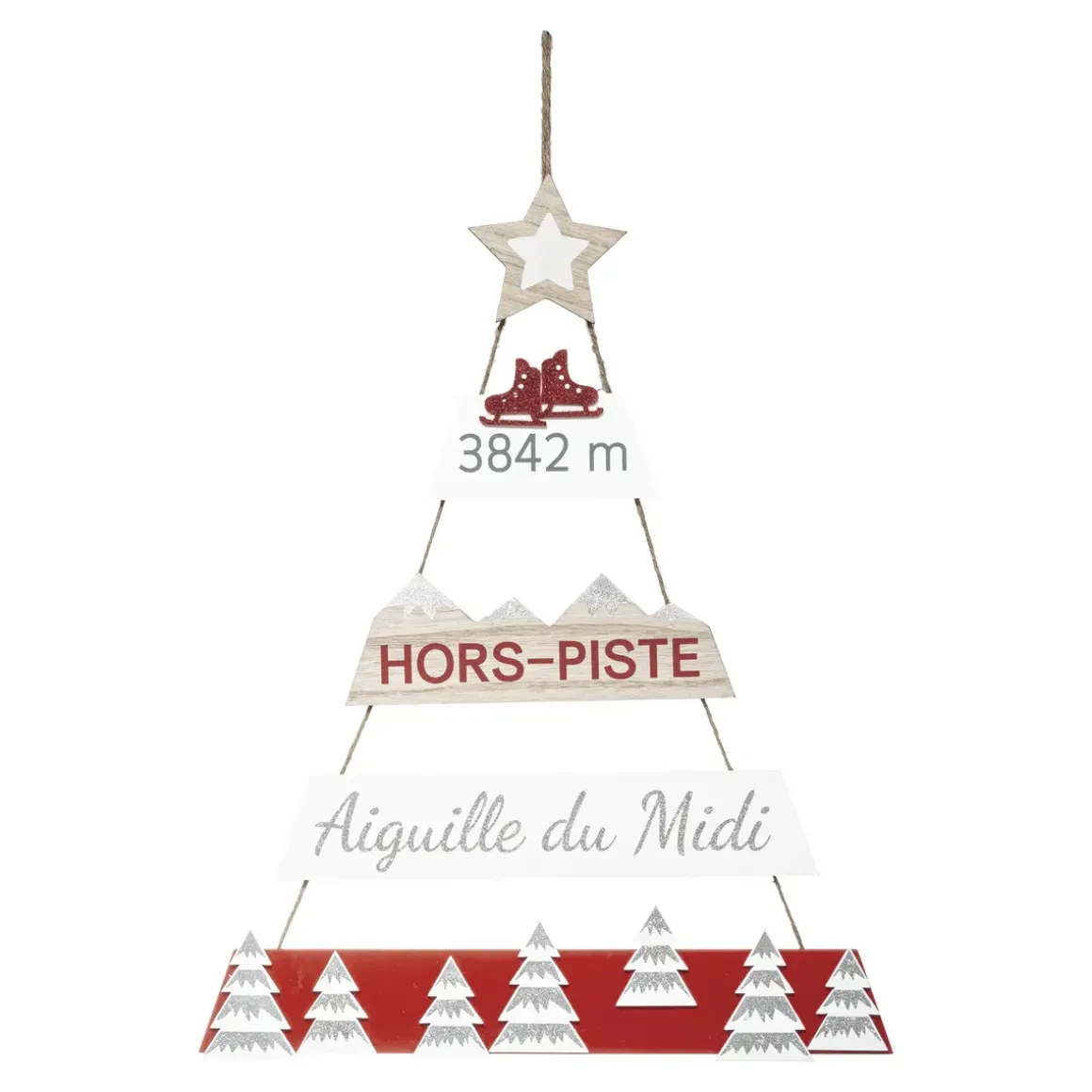 PANCARTE SAPIN HORS PISTE 70CM