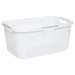 PANIER A LINGE BLANC 40L
