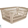 PANIER A LINGE RECTANGLE 30L GREGE