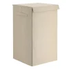 PANIERE A LINGE PLIABLE TISSU NATUREL