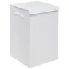PANIER LINGE 74L COTON BLANC COLORS