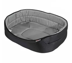 PANIER OVAL ESSENTIEL NOIR GRIS 60X42CM