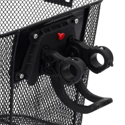 PANIER VELO METAL NOIR CLIP AUTOMATIQUE 10L
