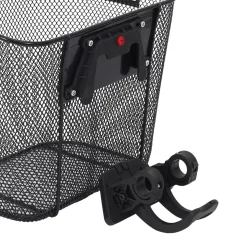 PANIER VELO METAL NOIR CLIP AUTOMATIQUE 10L