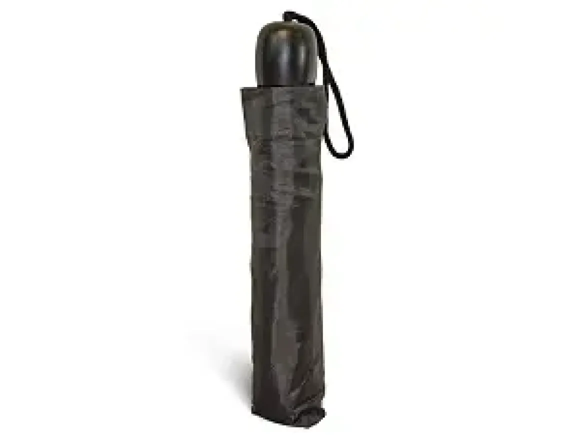 PARAPLUIE SYNTHETIQUE FER MANUEL COURT NOIR
