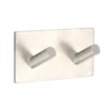 PATERE DOUBLE ACIER INOXYDABLE 3M CHROME