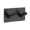PATERE DOUBLE METAL PEINT 3M NOIR