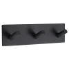 PATERE TRIPLE METAL PEINT 3M NOIR