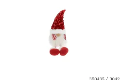 PERE NOEL ASSIS BLANC ROUGE 13X11X47CM