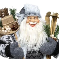 PERE NOEL TRADITIONNEL SKI 60CM