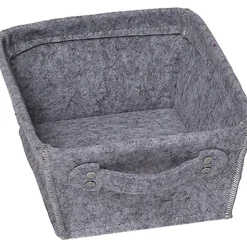 PETITE PANIERE DRESSING EVASEE EN FEUTRINE AVEC UNE POIGNEE