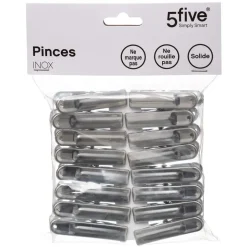PINCE LINGE INOX X16PIECES