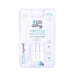 PIPETTES INSECTIFUGES PREVENTIF CHIEN CHIOT 3X1ML
