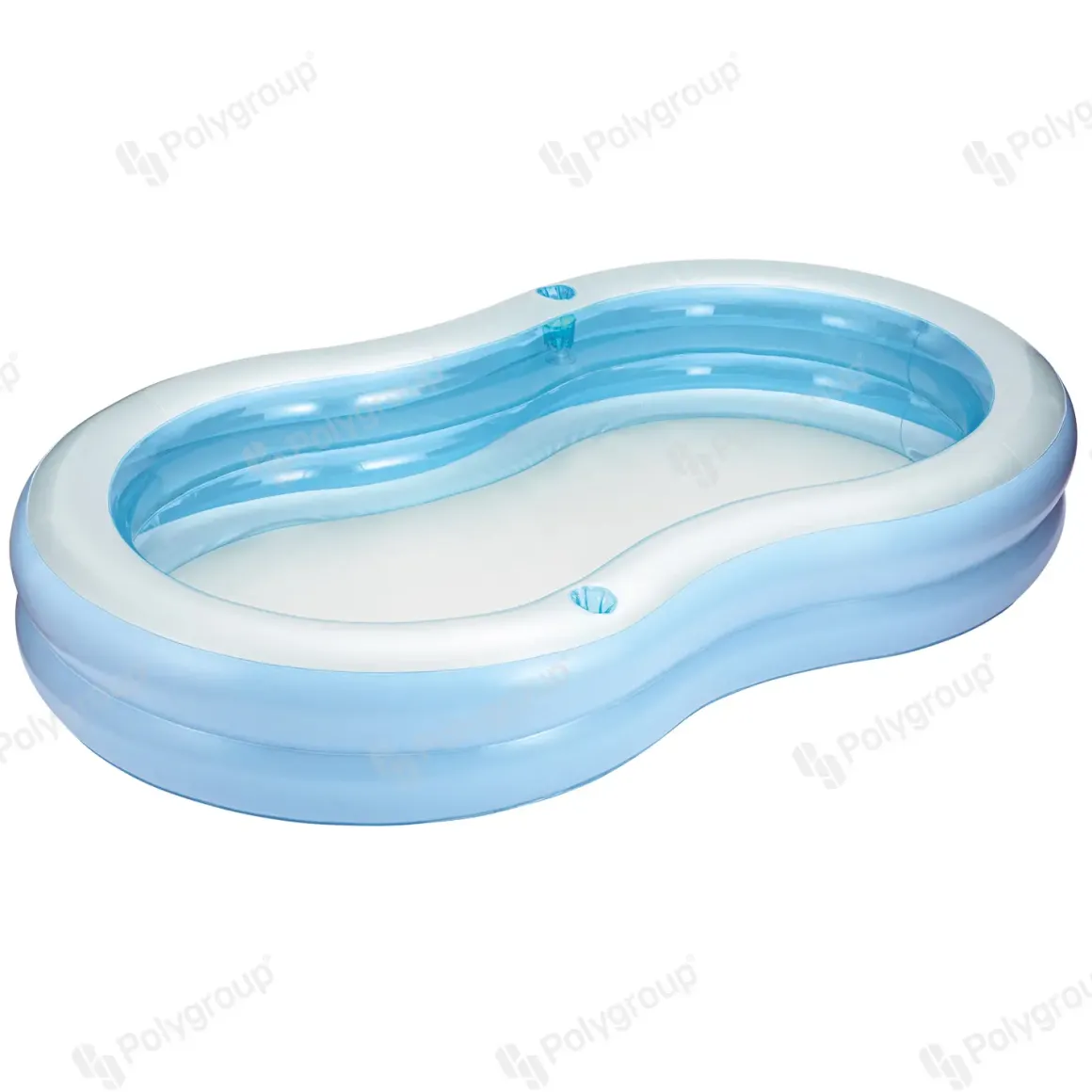 PISCINE LAGON BLEU CELESTE 262X159X46CM
