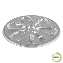 PLATEAU A HUITRES D.25CM X2 PIECES ARGENT