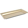 PLATEAU RECTANGULAIRE DORE 36X17X2CM