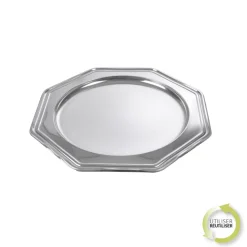 PLATEAUX OCTOGONAUX ARGENT X2 PIECES
