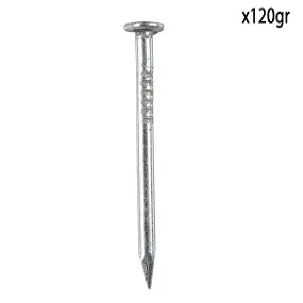 POINTE A TETE PLATE ACIER 1.3X20MM 120G