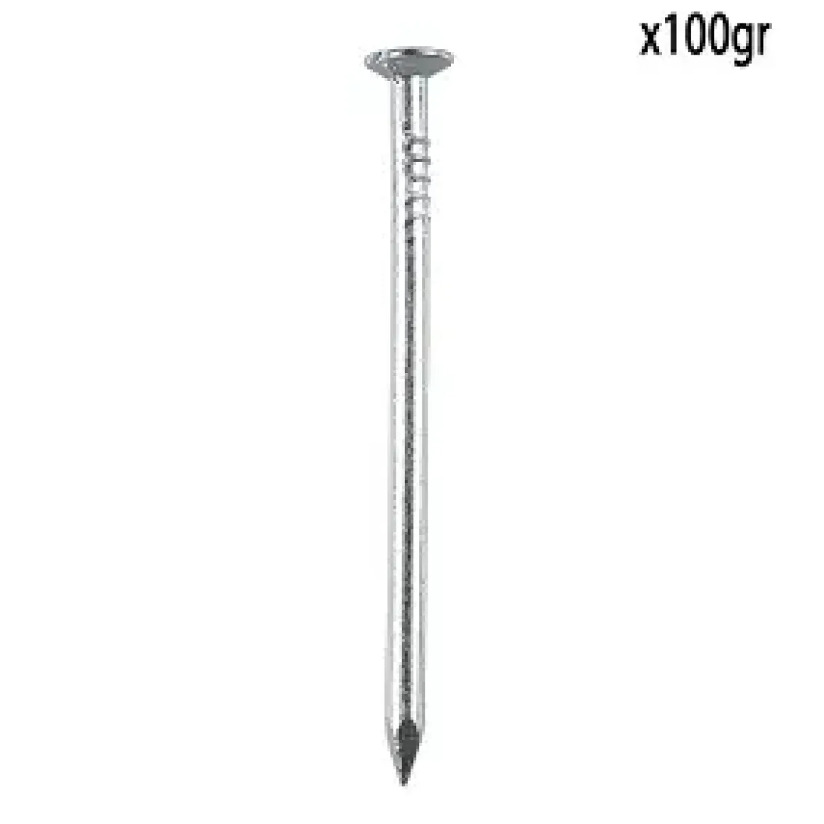 POINTE A TETE PLATE ACIER 1.6X30MM 100G