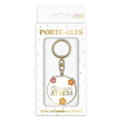 PORTE CLES ATSEM FABULEUSE