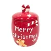 POT A COOKIES MERRY CHRISTMAS ROUGE H.16CM