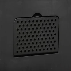 POUBELLE A PEDALE CARRE DELTA 30L CARBONE