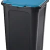 POUBELLE DE TRI SELECTIF BLEU 45L