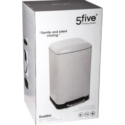 POUBELLE 30L BLANC