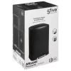 POUBELLE METAL 50L ARIANE NOIR