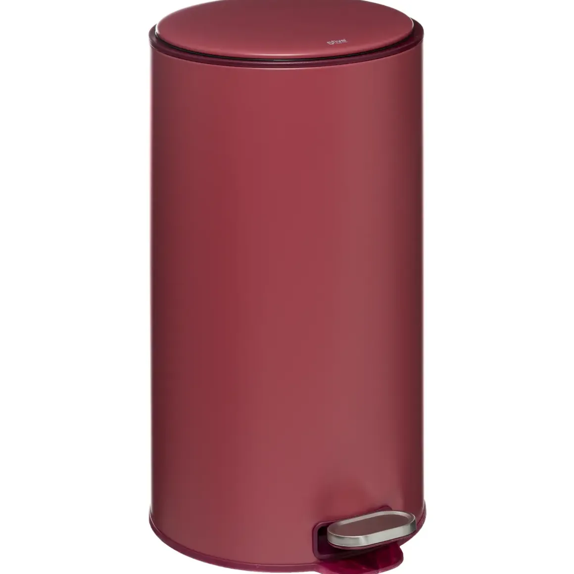 POUBELLE METAL 30L ROUGE DELTA