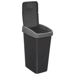 POUBELLE 2 OUVERTURES PLASTIQUE 25L