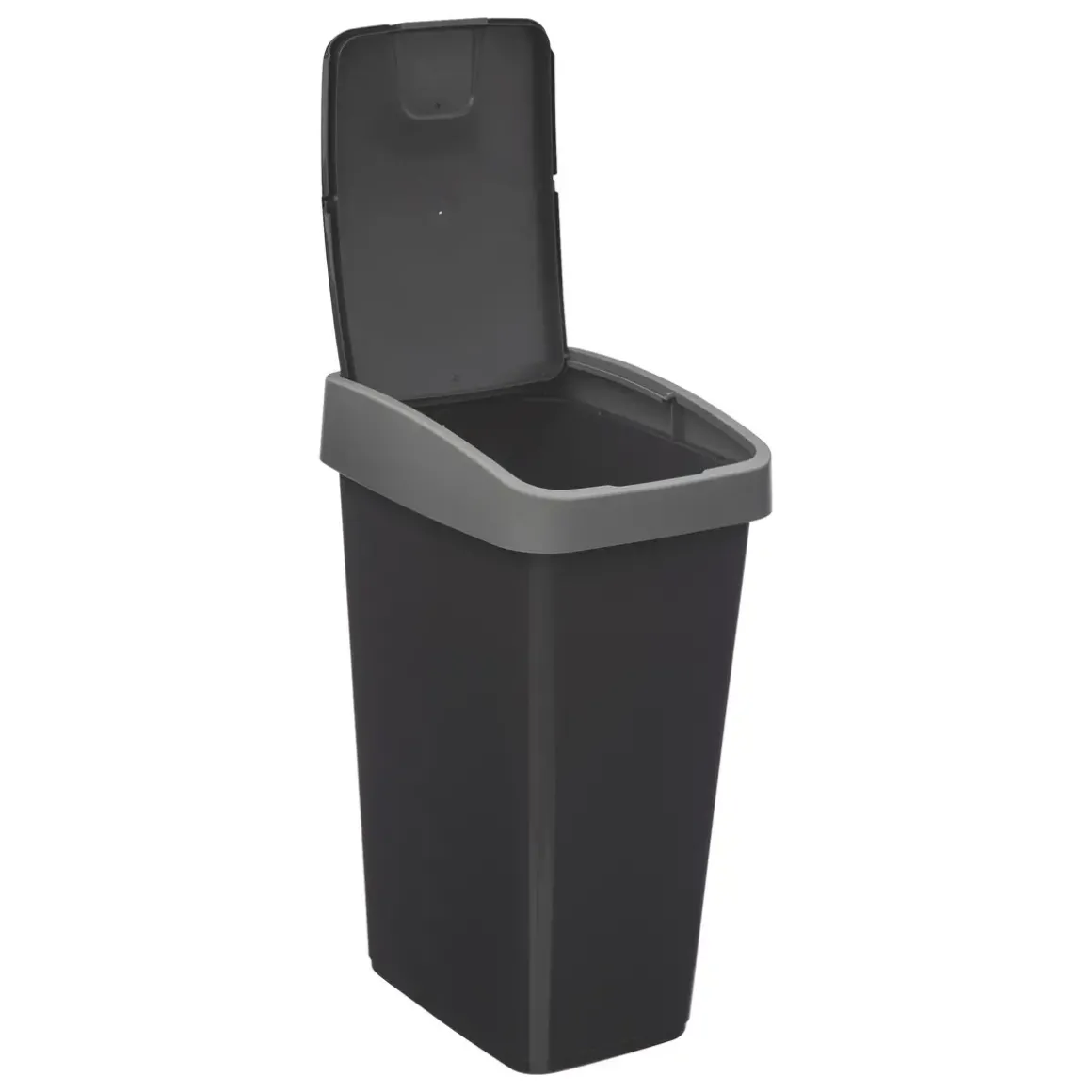 POUBELLE 2 OUVERTURES PLASTIQUE 25L